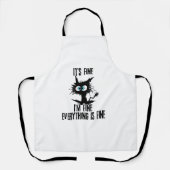 Het is goed dat ik alles goed ben... schort (Voorkant)