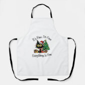 Het is goed dat ik alles goed vind.. schort (Voorkant)