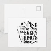 Het is goed dat ik een goede radiologie-technologi briefkaart (Voorkant / Achterkant)