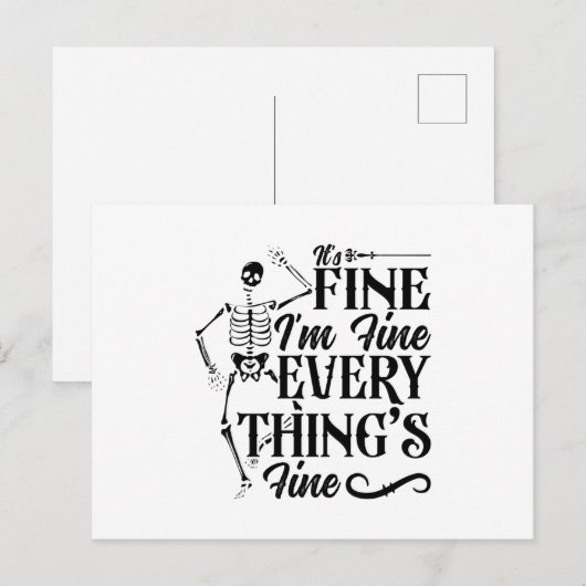 Het is goed dat ik een goede radiologie-technologi briefkaart (Voorkant / Achterkant)