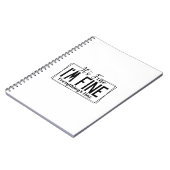 Het is goed dat ik goed ben, alles is goed Sarcast Notitieboek (Linkerzijde)