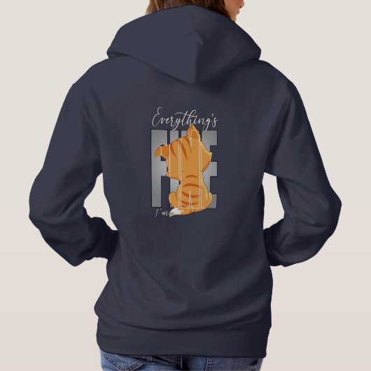 Het is goed dat ik in orde ben. | Hoodie (Achterkant)