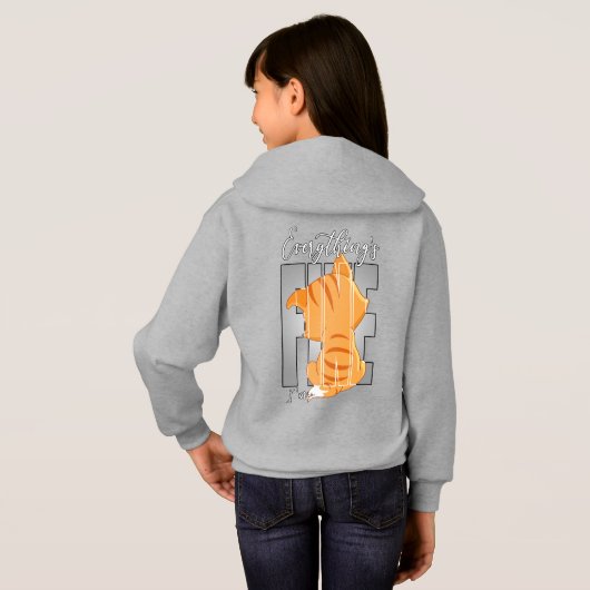 Het is goed dat ik in orde ben. | Kinder Hoodie (Achterkant volledig)