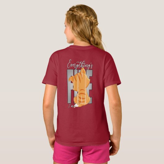 Het is goed dat ik in orde ben. | KINDER T-shirt (Achterkant volledig)