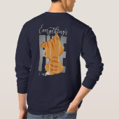 Het is goed dat ik in orde ben. | Lange hoes T-shirt (Achterkant)