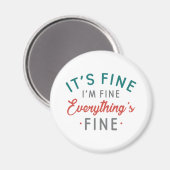 Het is goed dat ik in orde ben. magneet (Voorkant / Achterkant)