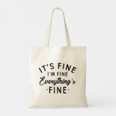 Het is goed dat ik in orde ben. tote bag (Achterkant)