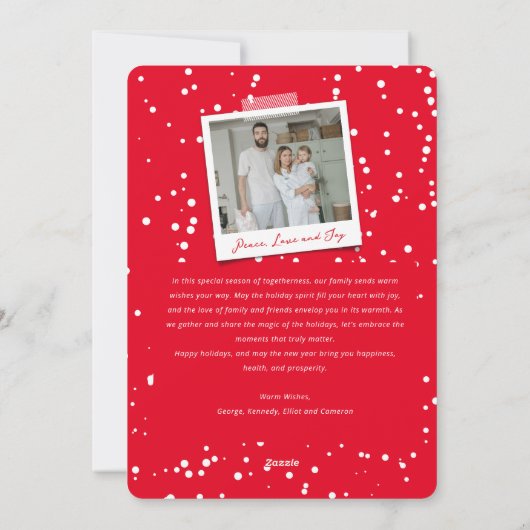 Het is goed dat we alles goed doen. feestdagenkaart (Achterkant)