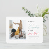 Het is goed dat we alles goed doen. feestdagenkaart (Staand voorkant)