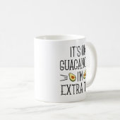 Het is goed Guacamole dat ik te veel ben Koffiemok (Voorkant rechts)