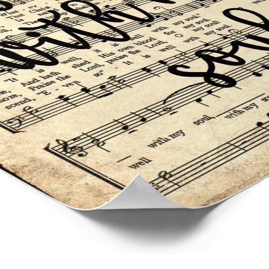 Het is goed  Hymn Poster (Hoek)