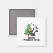 Het Is Goed Ik Ben Goed Alles Is Goed Elf Kerstmis Magneet (Voorkant / Achterkant)
