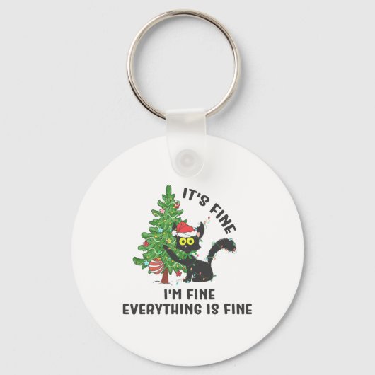 Het Is Goed Ik Ben Goed Alles Is Goed Elf Kerstmis Sleutelhanger (Voorkant)