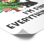 Het Is Goed Ik Ben Goed Alles Is Goed Elf Xmas Mat Poster (Hoek)