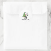 Het Is Goed Ik Ben Goed Alles Is Goed Elf Xmas Mat Ronde Sticker (Tas)