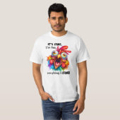 Het Is Goed Ik Ben Goed Alles Is Goed Grappig T-shirt (Voorkant volledig)