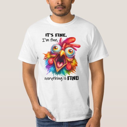 Het Is Goed Ik Ben Goed Alles Is Goed Grappig T-shirt (Voorkant)
