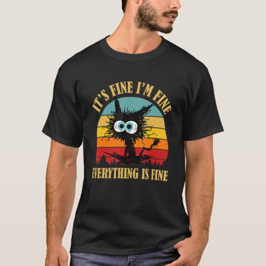 Het Is Goed Ik Ben Goed Alles Is Goed Grappige Sar T-shirt (Voorkant)