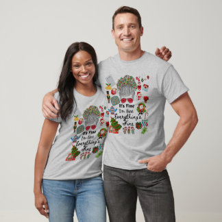 Het is goed Ik ben goed Alles is goed Kerstmis T-shirt