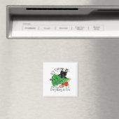 Het Is Goed Ik Ben Goed Alles Is Goed Leuk Kerstmi Magneet (Insitu (Vaatwasser))