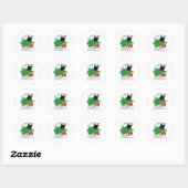 Het Is Goed Ik Ben Goed Alles Is Goed Leuk Kerstmi Ronde Sticker (Vel)