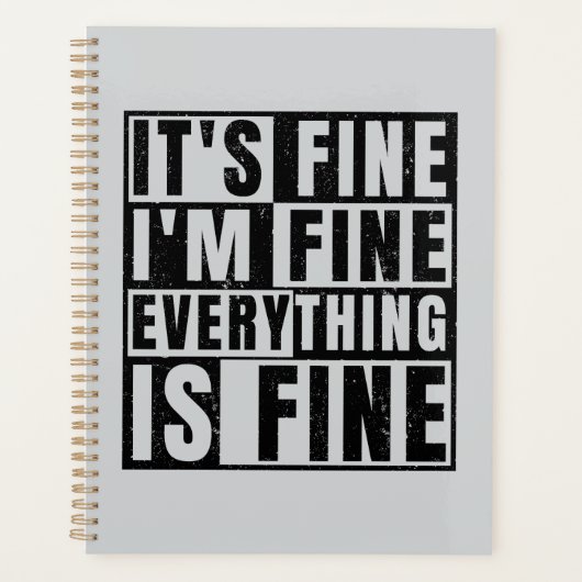 HET IS GOED IK BEN GOED ALLES IS GOED PLANNER (Voorkant)