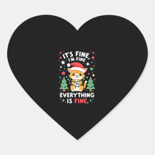 Het Is Goed Ik Ben Goed Alles Is Goed Xmas Kat Chr Hart Sticker