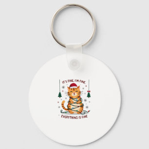 Het Is Goed Ik Ben Goed Alles Is Goed Xmas Kat Chr Sleutelhanger