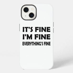 Het is goed, ik ben goed - een grappig alles is go iPhone 13 hoesje
