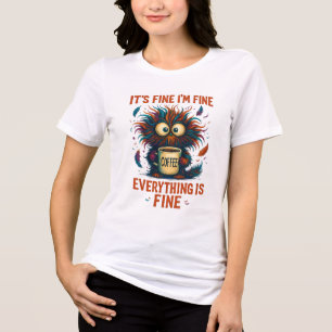 Het Is Goed Ik Ben Goed Koffie Kat T-shirt – Grapp