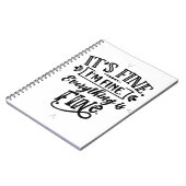 Het is goed, ik ben in orde, alles is in orde notitieboek (Linkerzijde)