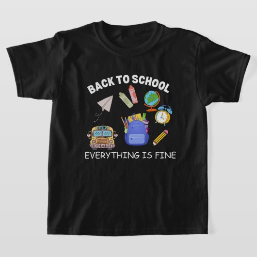Het is goed, ik ben oké, alles is oké Docent T-shirt (Laagn)