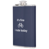 Het is goed, ik ben vandaag vertrokken heupfles (Links)