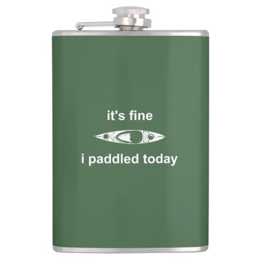Het is goed, ik heb vandaag gekleed. heupfles (Voorkant)