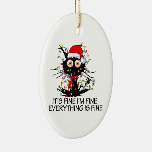 Het is goed! Keramische ornament (Rechts)