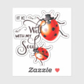 Het is goed lieveheersbeestjes sticker (Vel)
