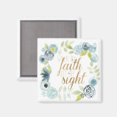 Het is goed - Loop door geloof niet door recht Magneet (Voorkant / Achterkant)