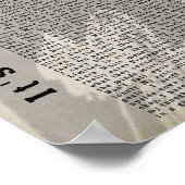 Het is goed Ma Shadow Song Lyric Wall Art Print (Hoek)