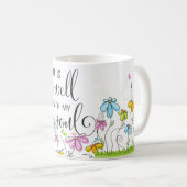 Het is goed met mijn Christelijke bloemen Mok (Voorkant rechts)