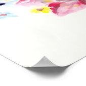 Het is goed met mijn in een bloeiende kalligrafie poster (Hoek)