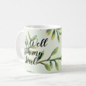 Het is goed met mijn Mok van het citaat van de Gro (Voorkant links)