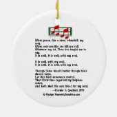 Het is goed met mijn Ornament van Soul Hymn (Achterkant)