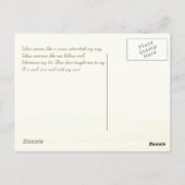 Het is goed met mijn soep, Beloved Hymn Briefkaart (Achterkant)