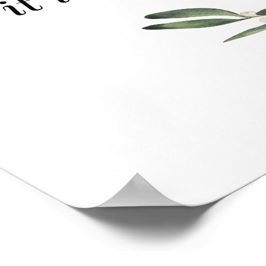 Het is goed met mijn soep, bijbelversie afdrukken, poster (Hoek)