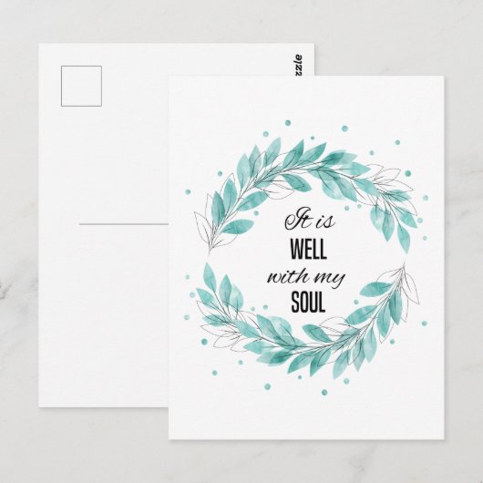 Het is goed met mijn soep briefkaart (Voorkant / Achterkant)