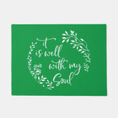 Het is goed met mijn soep deurmat (Voorkant)