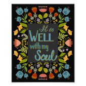 Het is goed met mijn soep foto afdruk (Voorkant)