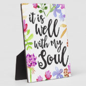 Het is goed met mijn soep fotoplaat (Zijkant)