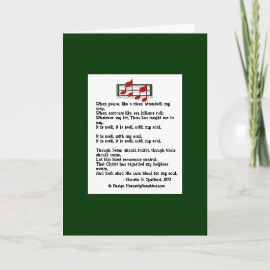 Het is goed met mijn soep kaart (Voorkant)