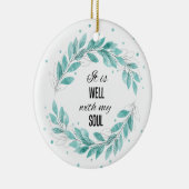 Het is goed met mijn soep keramisch ornament (Rechts)